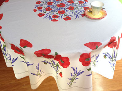 round cotton tablecloth 60 inch