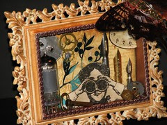 Alarm Clock Steampunk Collage 023