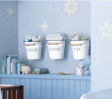 Nursery Storage Ideas Make Your Own Baby Room Storage Buckets Get Set Organize
