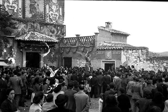 Romería del Cigarral del Santo Ángel Custodio a mediados del siglo XX. Fotógrafo anónimo. Imágenes recuperadas, digitalizadas y cedidas por David Utrilla