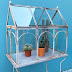 Enclosed Terrarium For Sale / Purzest glass terrarium, house shape geometric succulent terrarium with swing lid tabletop planter box mini indoor greenhouse for fern moss air plants miniature housewarming gift.