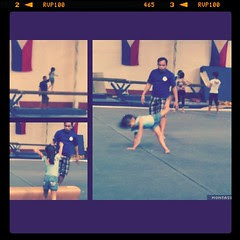 First day in Gymnastics class & she is having a blast. Pano bagay na bagay sa kalikutan nya. Lol