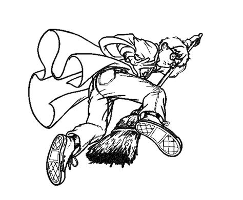 coloriages  imprimer harry potter numero