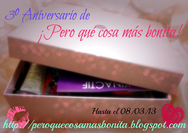 3º Aniversario de ¡Pero que cosa más bonita! hasta el 8 de Marzo  Español