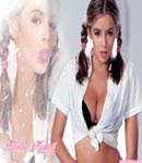 Keeley Hazell cute pig tails