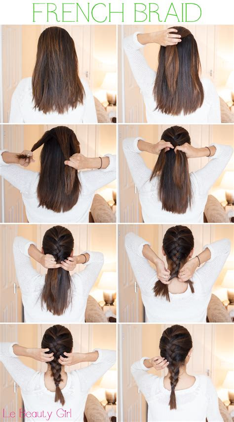 french braid tutorial  medium hair pictures