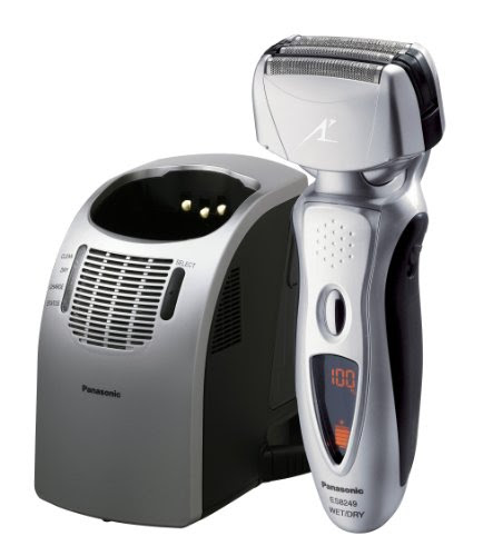 compare cheap prices Panasonic ES8249S Men's 4-Blade (Arc 4) Wet/Dry Nanotech Rechargeable Electric Shaver with Vortex Cleaning System, Silver