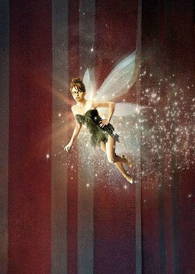 (as Wendy Darling) while Tina Fey sprinkles fairy dust as Tinkerbell. (as Wendy Darling) while Tina Fey sprinkles fairy dust as Tinkerbell.