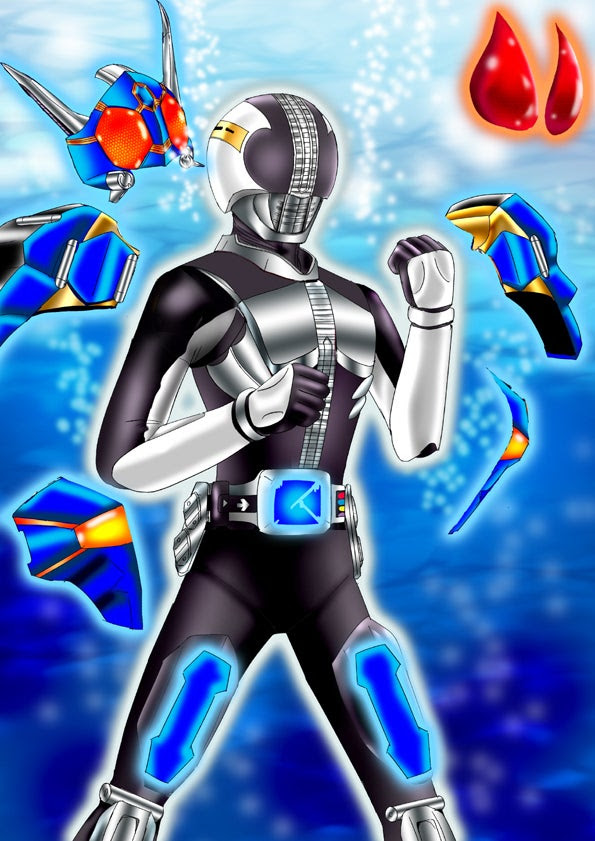 仮面ライダー電王 フォームチェンジ プラットフォーム 放送当時描いたイラストですｗ ルナ ルーンのイラスト集