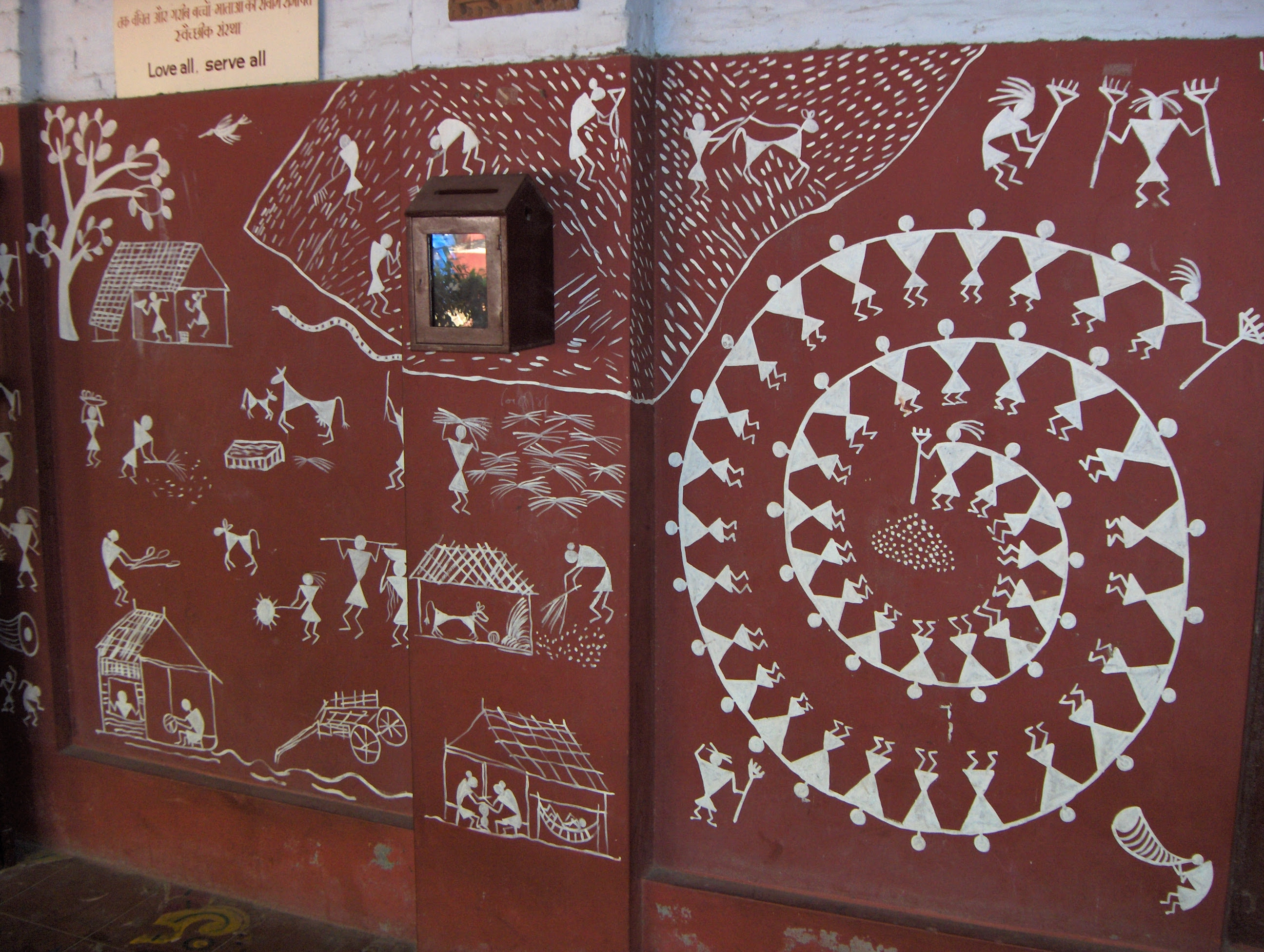 warli art outline