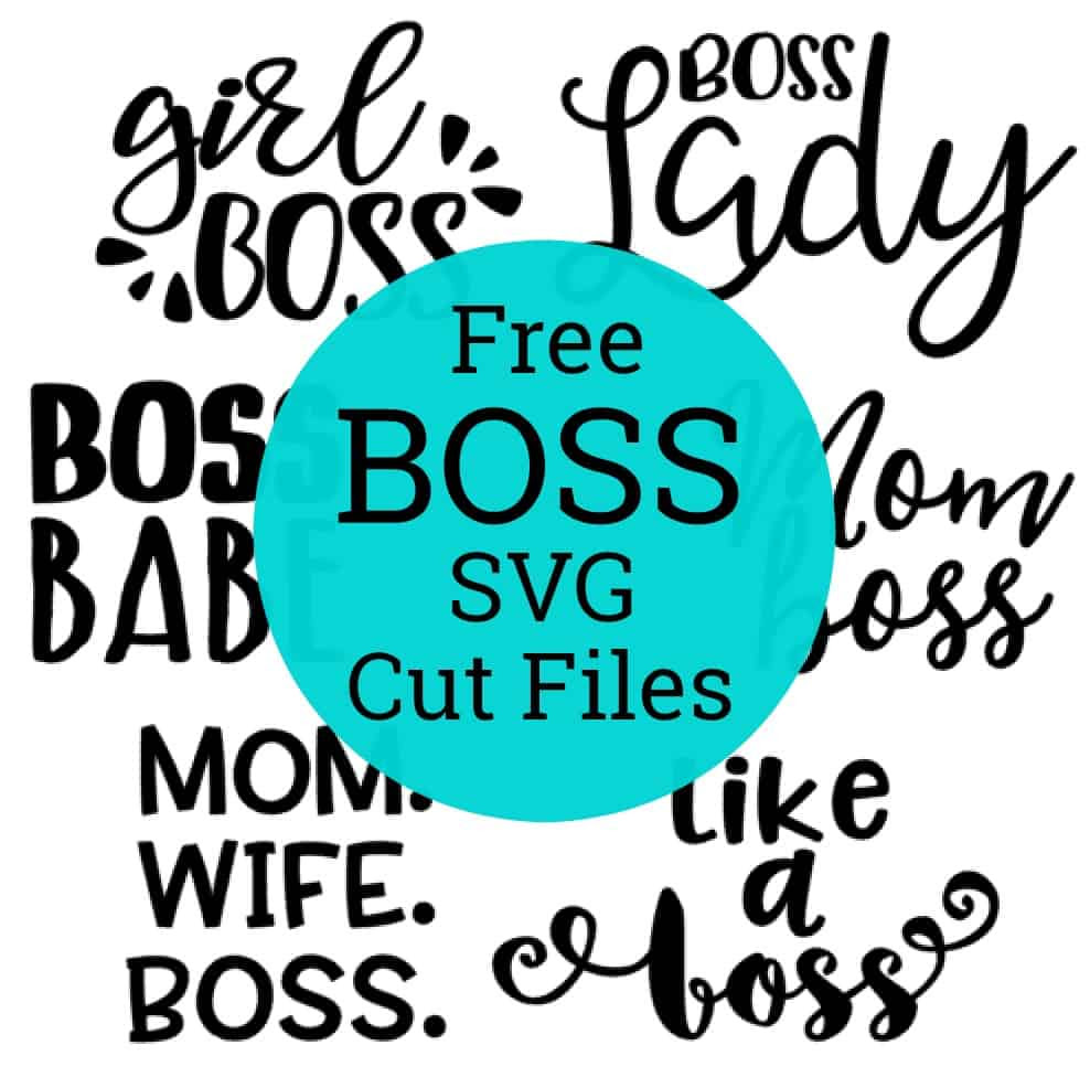 Download Free 'Boss' SVG Cut File Set for Silhouette or Cricut ...