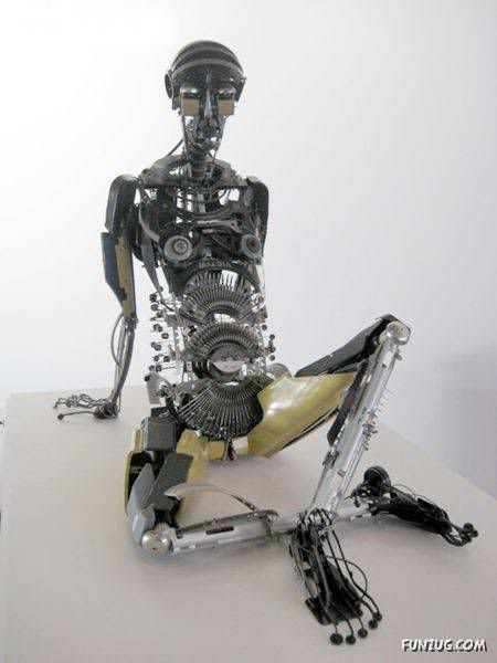 Creative Typewriter Sculptures