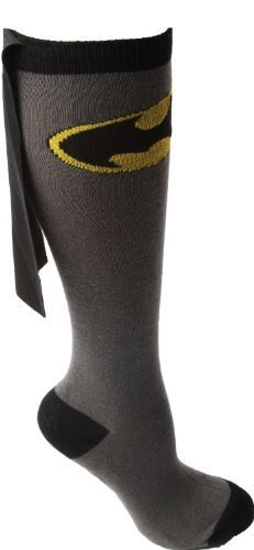 Batman Black Adult Knee High Cape Sock