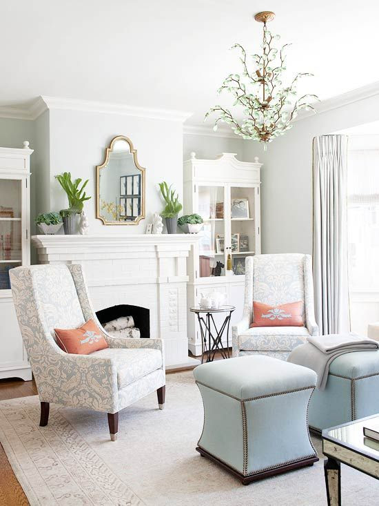 Ottomans As an Accent--FIVE Decorating Ideas  ConfettiStyle