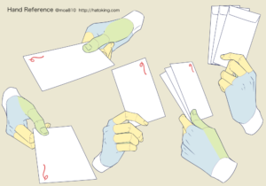手のイラスト資料集 Hand Reference Hato King