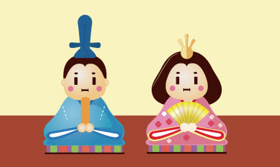 ひな祭り ひな人形のイラスト Ec Design デザイン