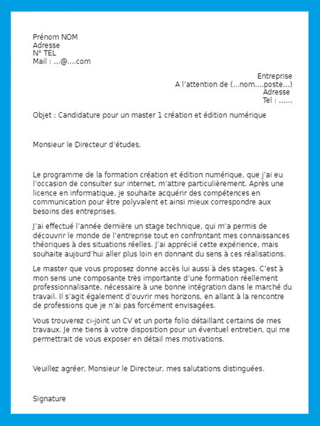 Lettre de Motivation : 1000 Modèles Gratuits de Lettres