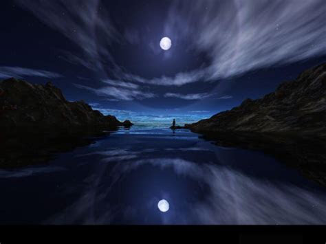 koleksi gambar bulan  bintang  malam hari terindah