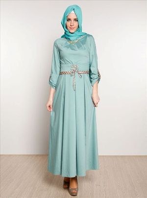 36 Terbaru Model Baju Gamis Kain Velvet