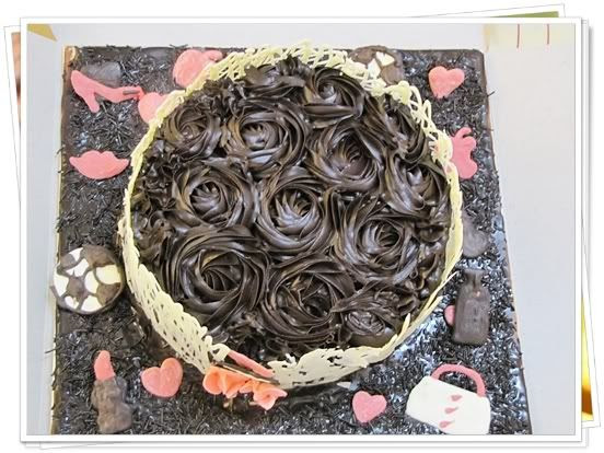 Chocolate Truffle Cake for 1st wedding anniversary
