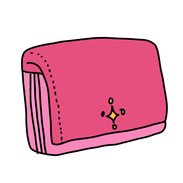 財布1のイラスト かわいいフリー素材が無料のイラストレイン