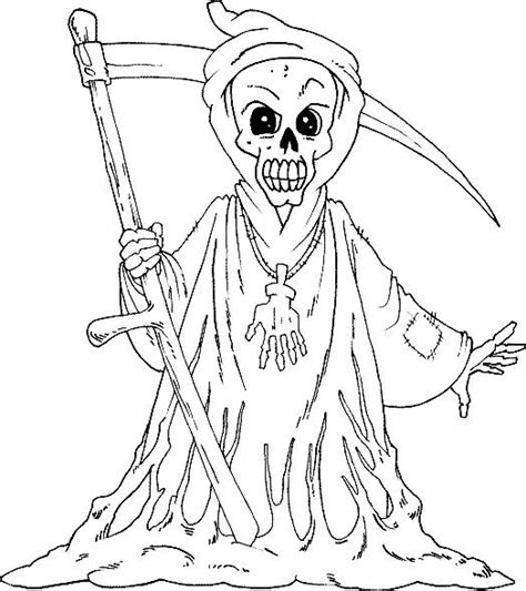  halloween coloring pages free printable scary coloring home