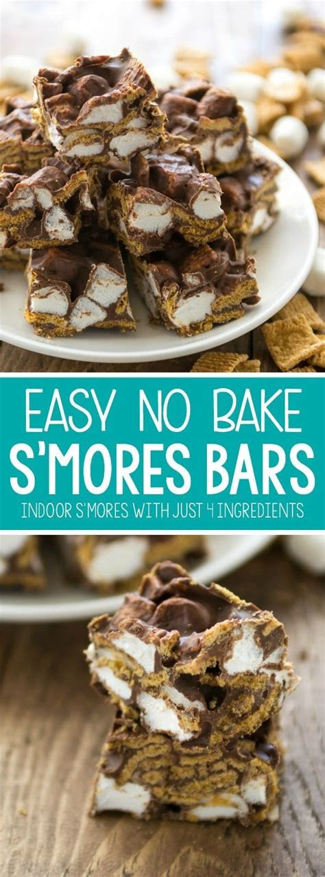 easy  bake smores bars  easy indoor smore recipe