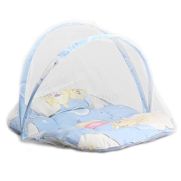 Cu3-Baby-Cradle-Bed-Mosquito-Insect-Net-Infant-Cushion-Mattress-with ...