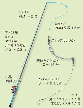 スズキ 鱸 釣りの仕掛け講座 海水編 房総爆釣通信