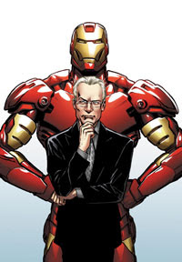 The cover of Models, Inc. featuring Tim Gunn and Iron Man.