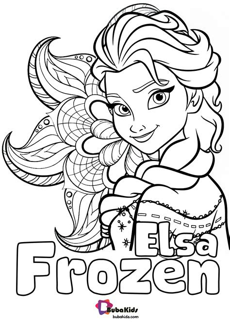  elsa coloring pages printable
