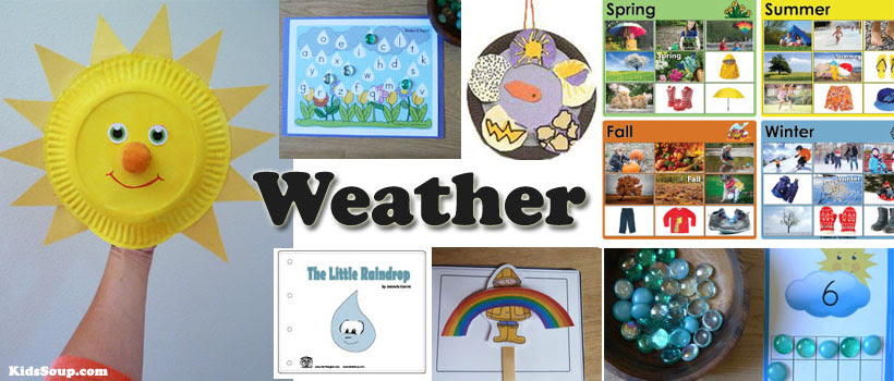 Preschool Weather Activities and Crafts | KidsSoup
