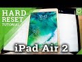 How to Hard Reset APPLE iPad Air 2 - Restore Factory Settings   iOS Format