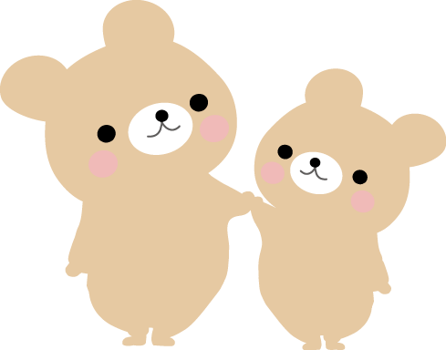 かわいいイラスト 無料イラスト フリー素材 親子