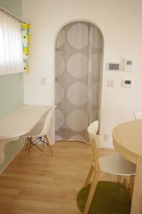 おうちができるまで アールの壁