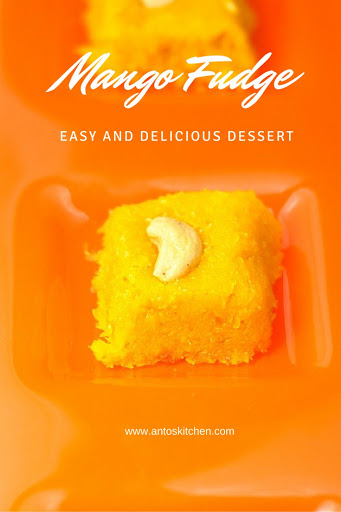 Mango Coconut Burfi
