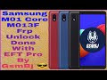 Samsung M01 Core M013F Frp Unlock Done With EFT Pro By GsmBj 😎