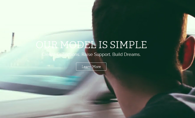 homepage fullscreen video background risk everything