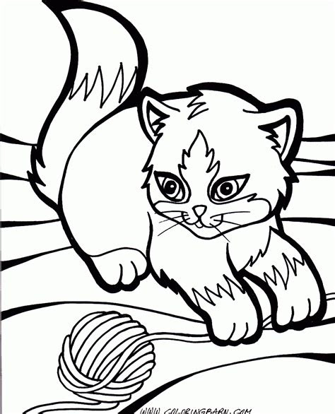  kitten coloring pages getcoloringpagescom