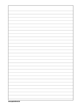 Linienblatt Zum Ausdrucken A4