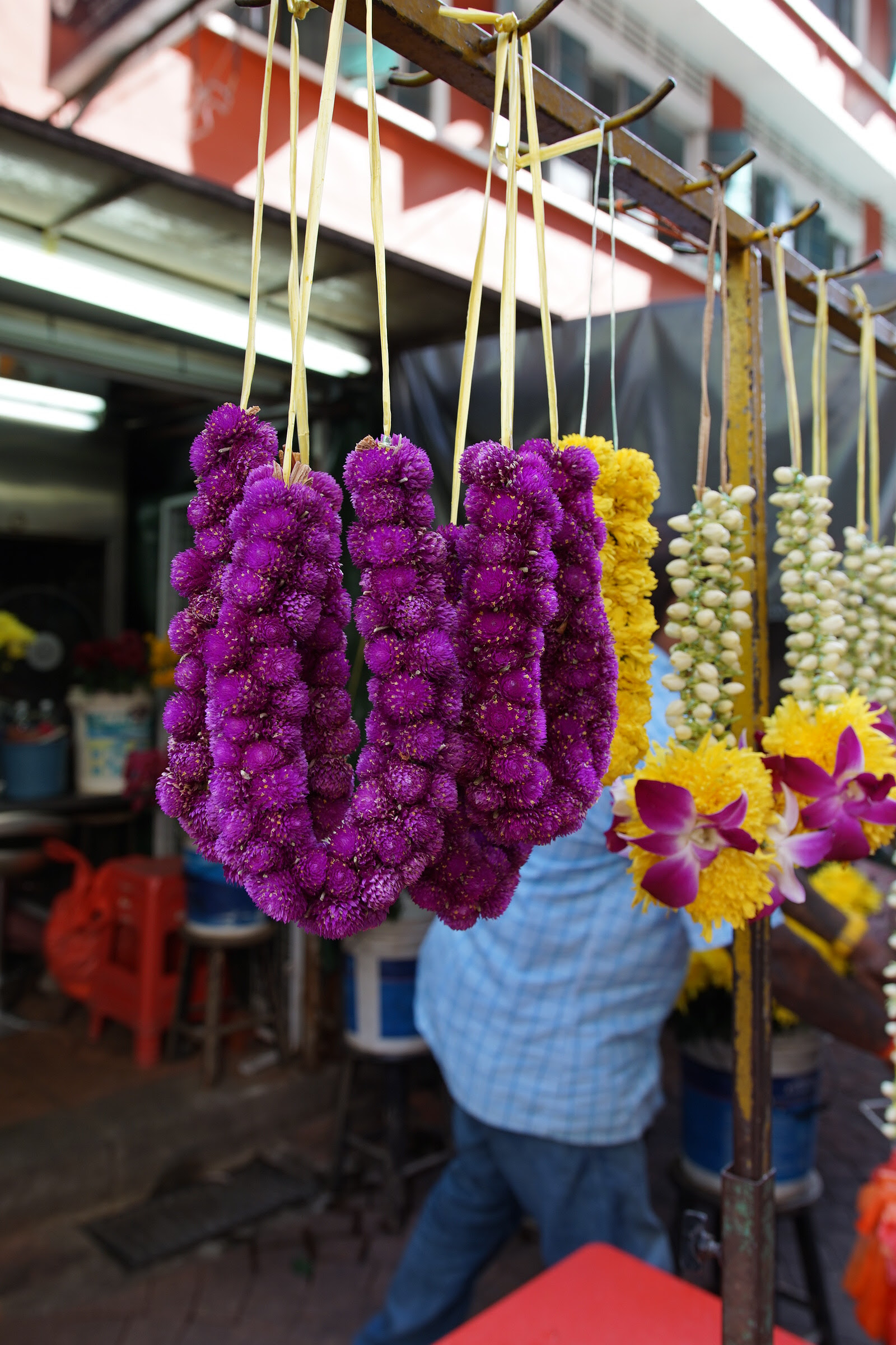 ヒンドゥー教の花飾りとリトルインディアの花仲卸屋さんを見てきました フラワーエデュケーションジャパン
