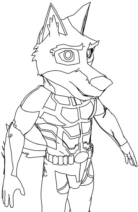 coyote furry coloring page wecoloringpagecom