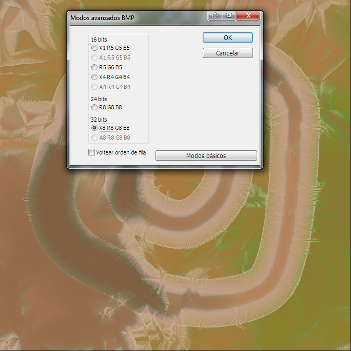bmp saving screenshot