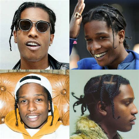 asap rocky braids mens hairstyles today