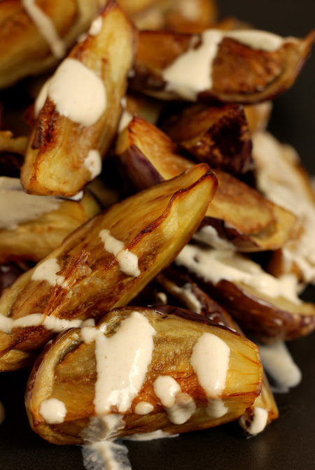 eggplant with tahini-yoghurt dressing© by haalo