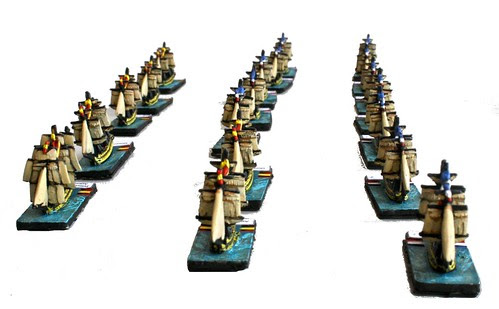 Franco Spanish fleet at Trafalgar, part 1