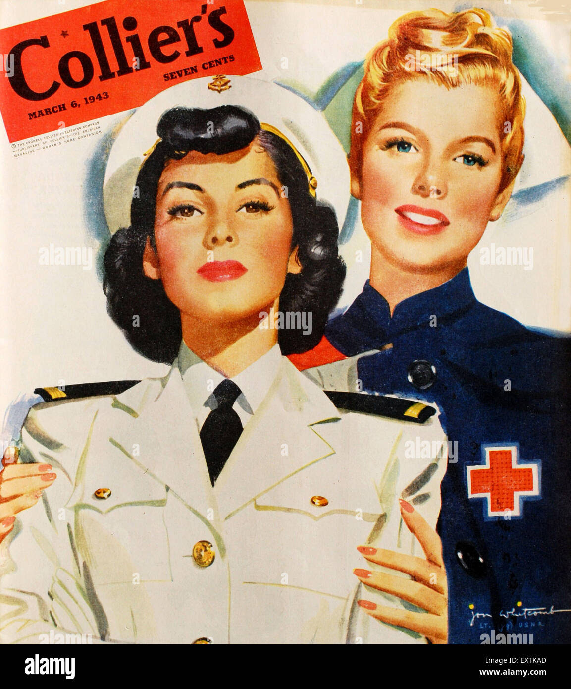 1940s USA Collier's Magazine Cover Stock Photo, Royalty ...