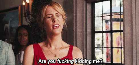 But in the case of some brides, the duties of bridesmaid includes dyeing your hair whatever color she requires.