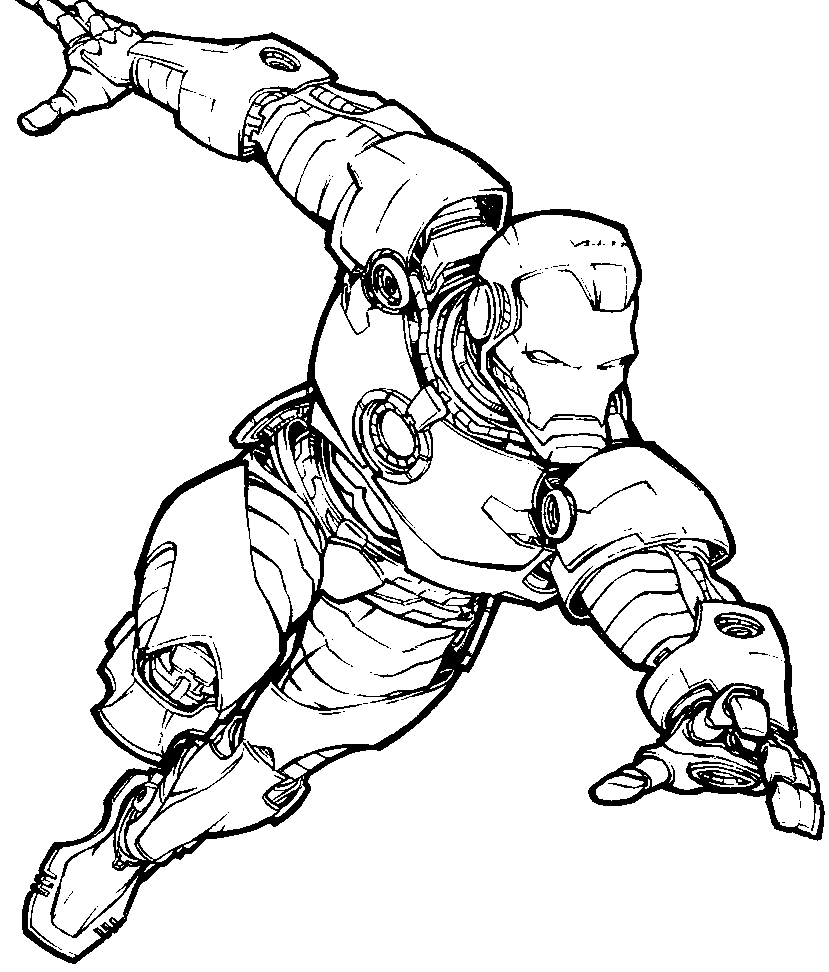 Download Superhero coloring pages to download and print for free