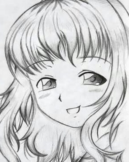 Anime Girl Drawing Pencil Sketch Colorful Realistic Art Images Drawing Skill